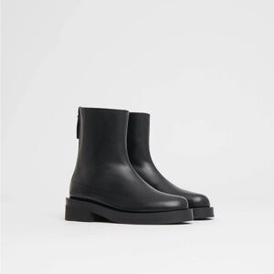 Mansur Gavriel Black Leather Boots